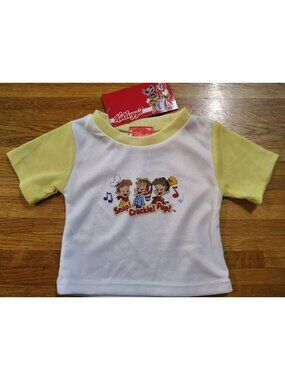 Kellogg's vtg snap crackle Pop pajama top NOS babies six - 9 months (read)